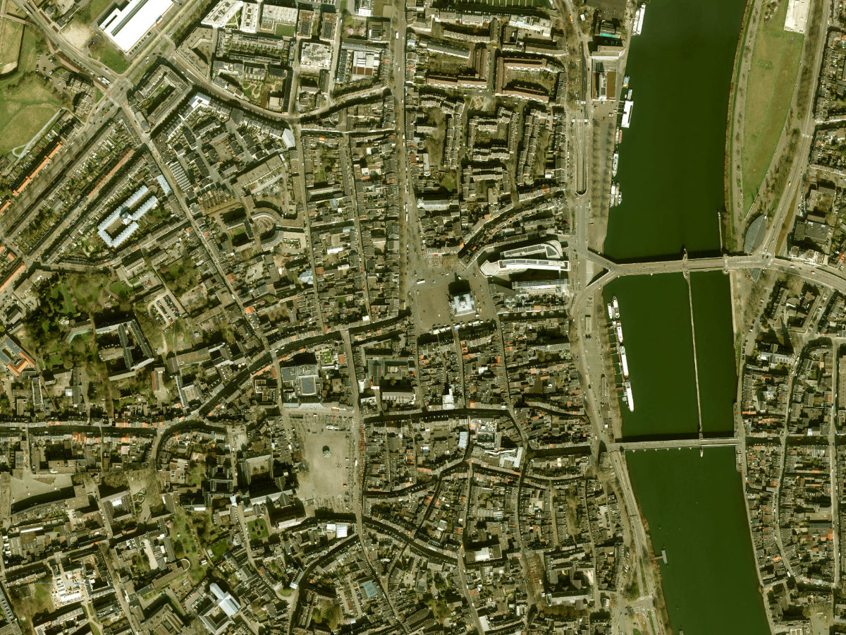 Satellite view of Maastricht